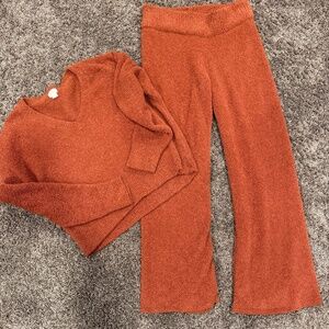 Women's Fuzzy two PJ set